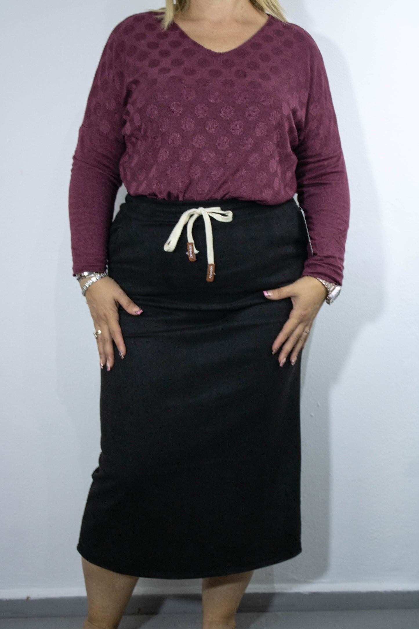 Falda Cayetana