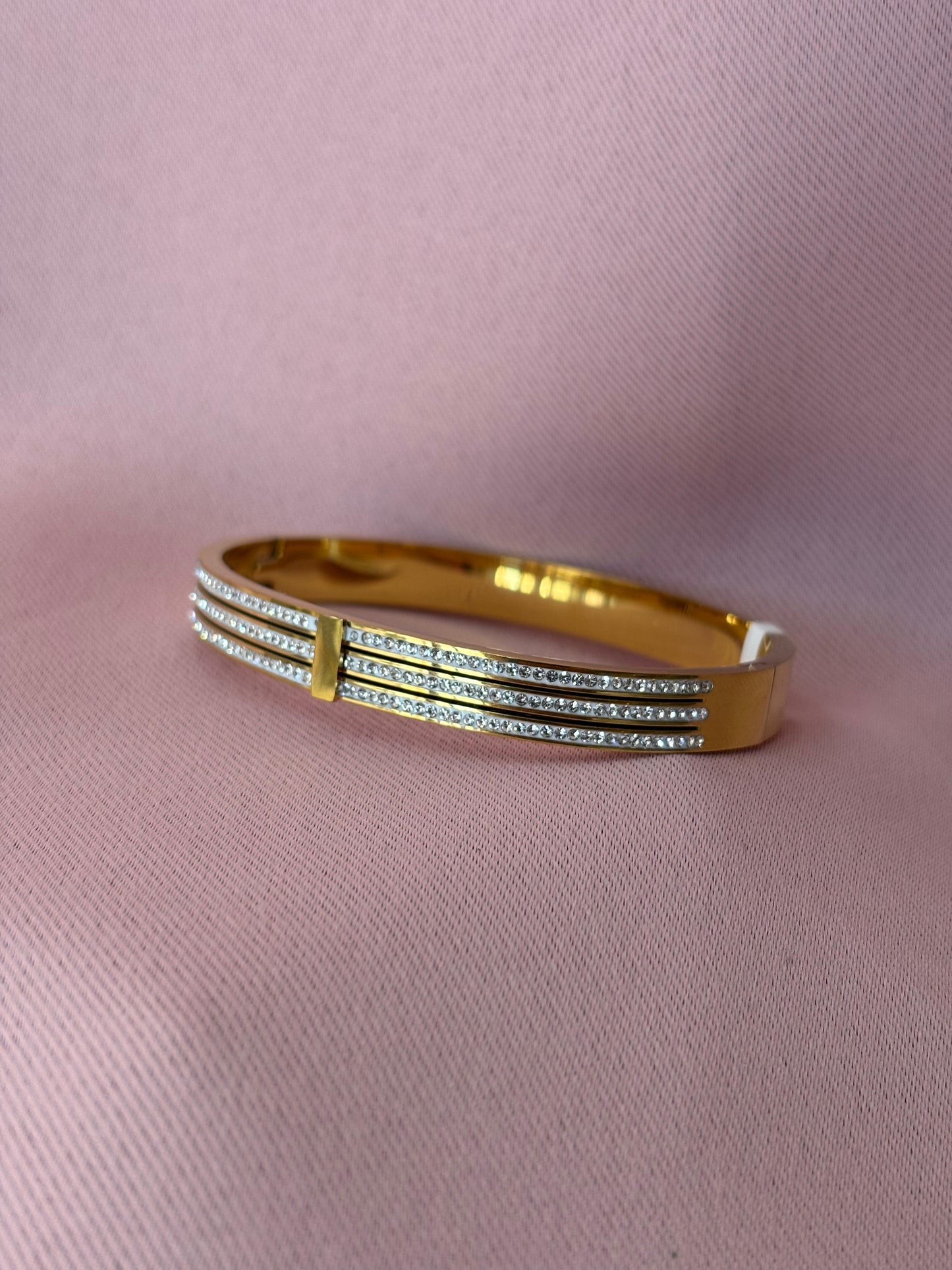 Pulsera triple brillo
