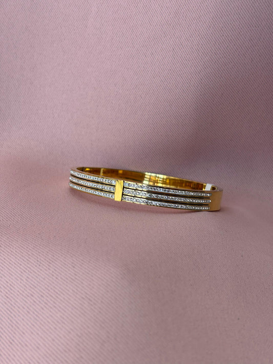 Pulsera triple brillo