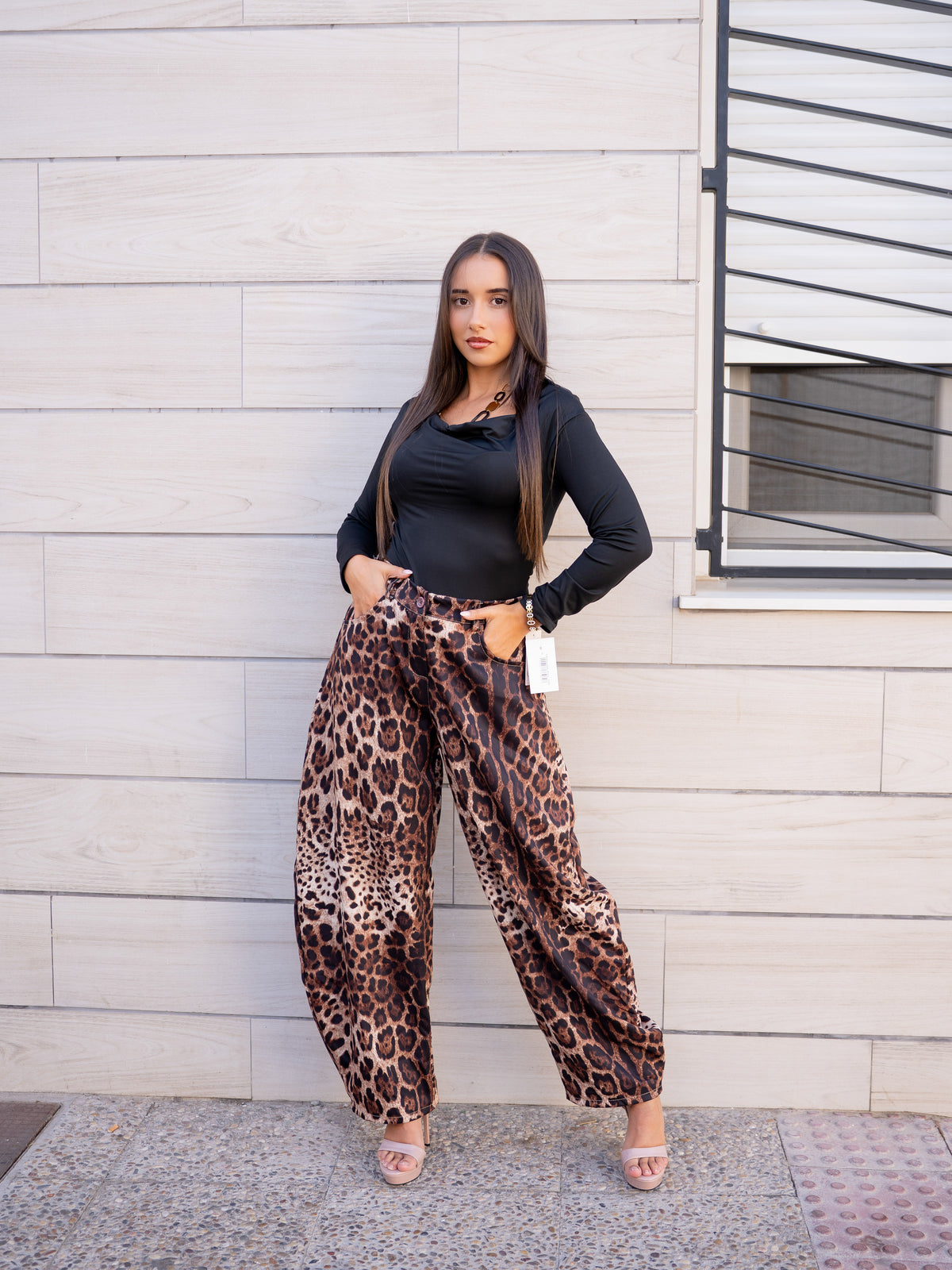 Pantalón leopardo