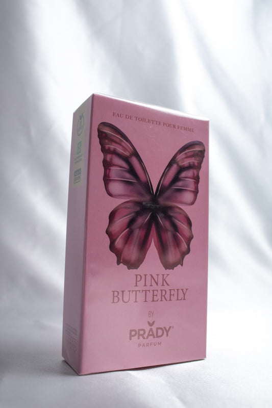 Perfume pink butterfly