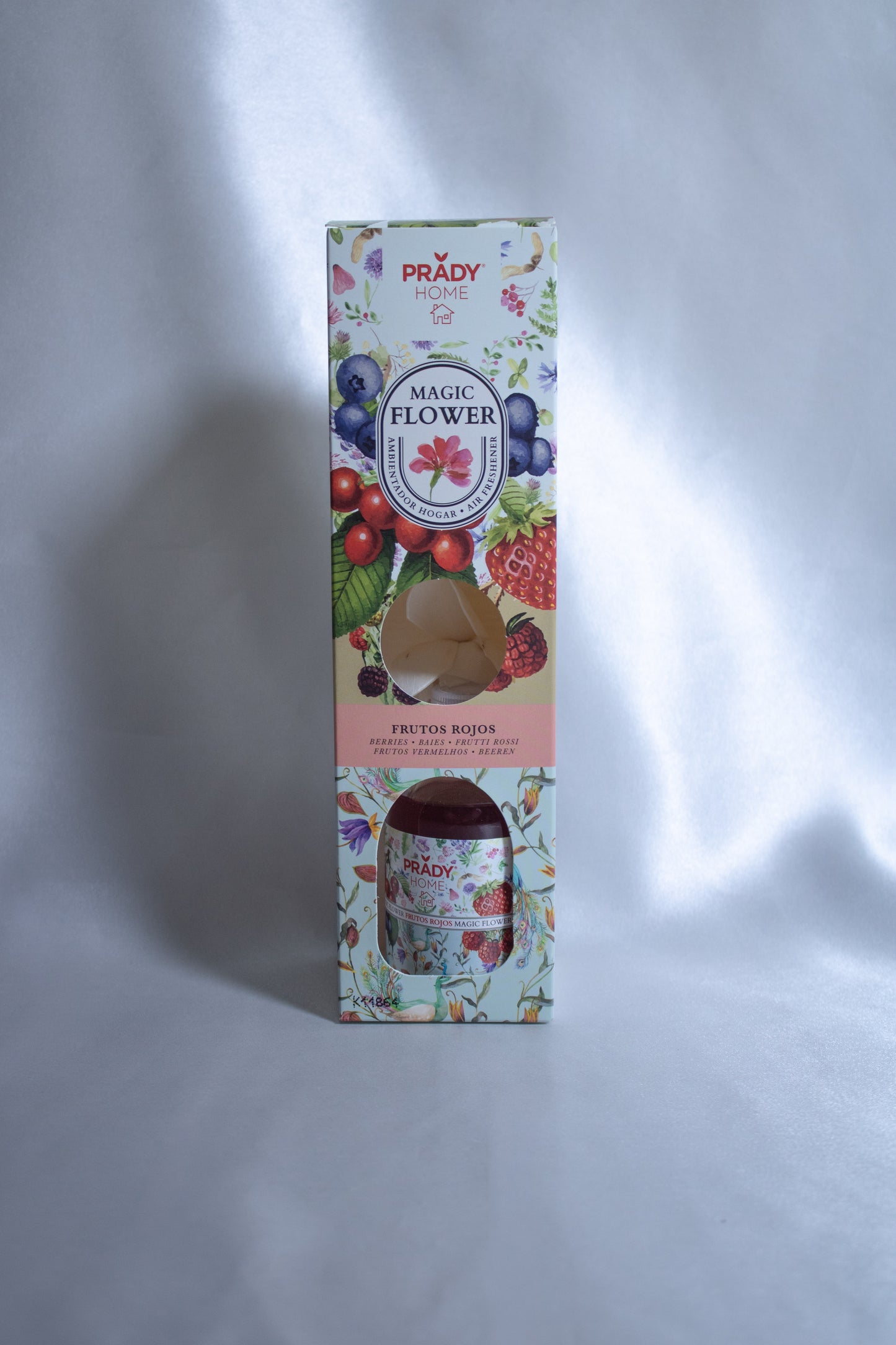 Flor frutos rojos