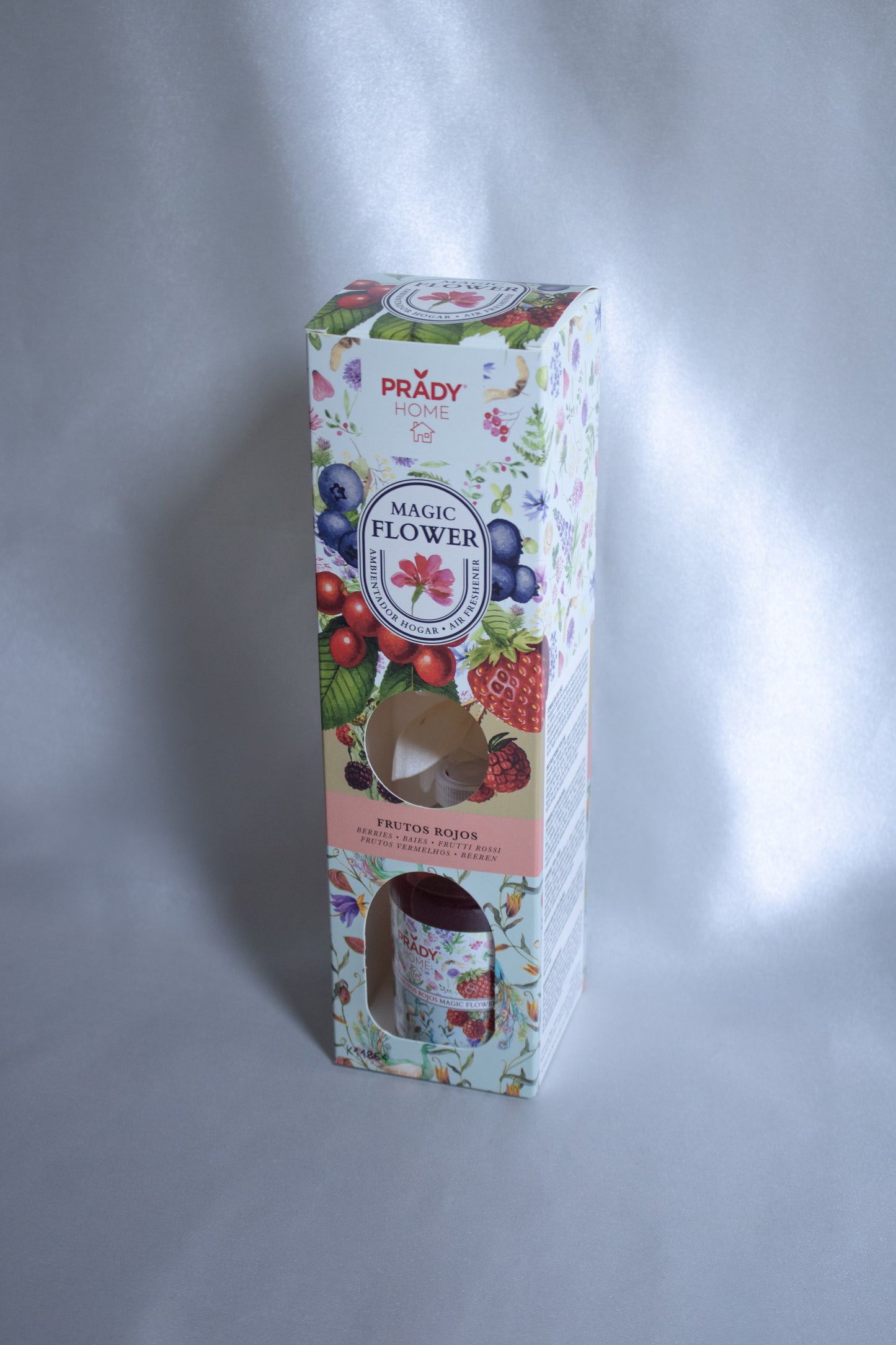 Flor frutos rojos
